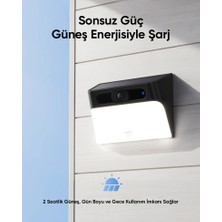 Eufy Security 2K Solar Aydınlatmalı Dış Mekan Güvenlik Kamerası S120 - 2K HD - IP65 - T81A0 (Anker Türkiye Garantili)