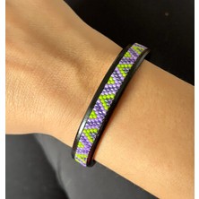 Helenist Design Miyuki Kadın Deri Bileklik