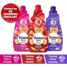 Yumoş Amber 1 Adet Yumoş Orkide 1 Adet Yumoş Lavanta 1 Adet 1440 ml Yumoş’un En Sevdiğiniz Kokuları