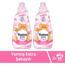Yumoş Extra Konsantre Çamaşır Yumuşatıcısı Şakayık 1440 ml X2