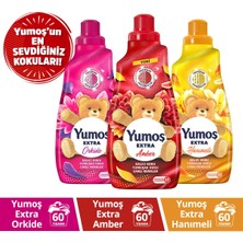 Yumoş Amber 1 Adet Yumoş Orkide 1 Adet Yumoş Hanımeli 1 Adet 1440 ml Yumoş’un En Sevdiğiniz Kokuları