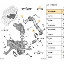 Psa Egr Borusu 206 207 208 3008 301 308 4008 5008 508 Expert Partner Tepee (9803250080)