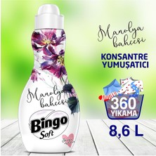 Bingo Soft Konsantre Çamaşır Yumuşatıcısı Manolya Bahçesi 1440 ml Ekonomi Paketi 6'lı