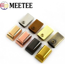 Haicheng Shop Pirinç Tarzı 10MM-30 Adet Adet Metal Fermuar Çekme Kuyruk Kilidi Klip Tokalar Halat Kordon Durdurma Fiş Başlı Vida Dıy Çanta Deri Donanım Aksesuarları H (Yurt Dışından)