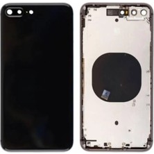 OEM Apple iPhone 8 Plus Boş Kasa+Kapak (Siyah)