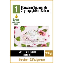 Olivos Elegance Seri Doğal Zeytinyağlı Menekşe Kokulu Katı Sabun El Sabunu Yoğun Nemlendirici 250 gr