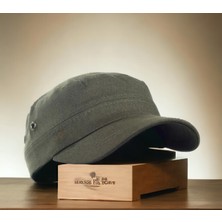 Shopiolog %100  Keten Mevsimlik Ünisex Castro Şapka Kep Kasket