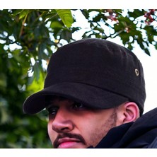 Shopiolog %100  Keten Mevsimlik Ünisex Castro Şapka Kep Kasket