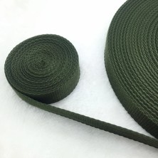 Haicheng Shop Ordu Yeşili Tarzı 10 Yards Uzunluk 1 Inç (25MM) Askı Naylon Dokuma Sırt Çantası Çemberleme Çantaları El Sanatları (Yurt Dışından)