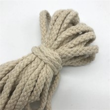 Haicheng Shop Ordu Yeşili Tarzı 5 Yards 6mm Pamuk Halat El Sanatları Dekoratif Bükülmüş Kordon Halat El Yapımı Dekorasyon Için Dıy Kordon Ficelles Couleurs Iplik Kordon (Yurt Dışından)