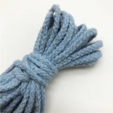 Haicheng Shop Ordu Yeşili Tarzı 5 Yards 6mm Pamuk Halat El Sanatları Dekoratif Bükülmüş Kordon Halat El Yapımı Dekorasyon Için Dıy Kordon Ficelles Couleurs Iplik Kordon (Yurt Dışından)