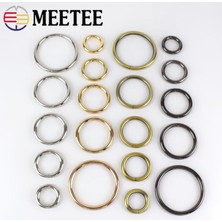 Haicheng Shop Silahsiyah Stil 32MM-20 Adet Meetee Metal O Şekli Halka Toka Daire Bağlantı Kancası Dıy Çanta Askı Kemer Köpek Yaka Parçaları Aksesuar (Yurt Dışından)