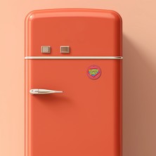 Magster Super Dad - 10X10 cm Mıknatıslı Evrensel Tak Çıkar Dekoratif Aksesuar