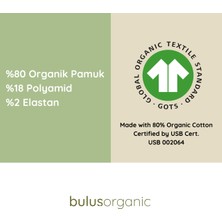 Buluş Organic Çiçek Desenli Tayt Çorap