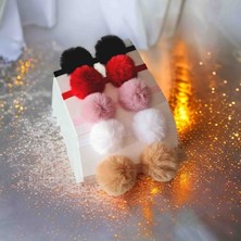 Damlakids Çocuk Bandana Ponponlu Bandana  Saç Bandı