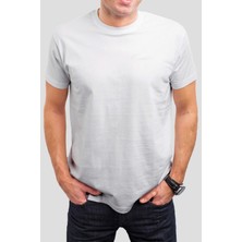 T-35 Mantar Baskılı Beyaz Unisex Tişört
