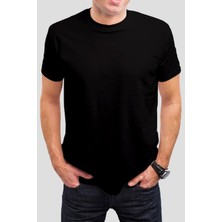 T-35 Eat Sleep Game Repeat Baskılı Siyah  Unisex Tişört