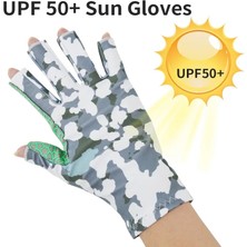 DouranShop Gri Tarzı S Beden Kurtarıcı Isı Uv Koruma Balıkçılık Eldiven UPF50 + Güneş Parmaksız Eldiven Yelken Bisiklet Tekne Gezisi Sörf Yürüyüş (Yurt Dışından)