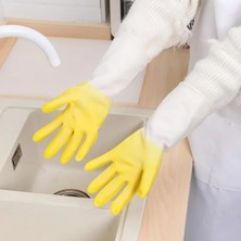 DouranShop Pembe Tarzı L Boyutu Silikon Temizlik Eldiveni Bulaşık Yıkama Temizlik Eldiveni Scrubber Bulaşık Yıkama Süngeri Kauçuk Eldiven Temizleme Araçları (Yurt Dışından)