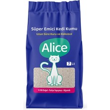 Alice Süper Emici Kalın Taneli Kedi Kumu 8'li Ekonomik Paket 56 Lt.