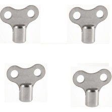 Kalde 4 Adet Radyatör Petek Havlupan Hava Alma Pürjör Anahtarı