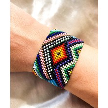 Helenist Design Etnik Desenli Bileklik