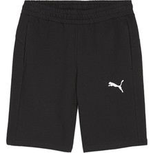 Erkekler İçin Puma Teamgoal Casuals Siyah Şort 2XL Rahat Paça Tipi İle Günlük Şıklık