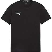 Puma Teamgoal Casuals Tee Erkek Futbol Tişörtü Siyah Rahat Kesim ve Günlük Kullanım İçin 65861503