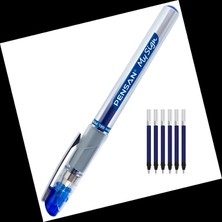 Pensan My Sıgn Jel Roller Kalem Mavi & 6 Adet  My Sıgn Jel Roller Kalem Mavi Refil