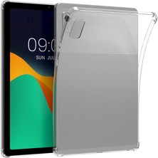 Ukscase Lenovo Tab M9 2023 9 Inç (TB310FU-TB310FX) Uyumlu Shockproof Back Shell Şeffaf Silikon Kılıf