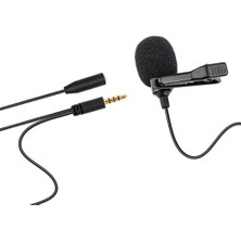 Jwin MIC-100 Metal Mandallı Yaka Mikrofonu