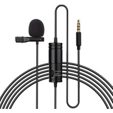 Jwin MIC-400 Metal Mandallı Yaka Mikrofonu