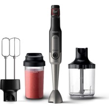 Philips Promiks, 800W, 1000ML, 3 Kademeli, Siyah Blender Seti