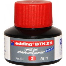 Edding Mürekkep 25 ml Kırmızı ( E-BTK25)