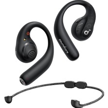 Anker AeroFit Pro Open-Ear Yeni Nesil Kablosuz Kulaklık - LDAC - IPX5 Suya Dayanıklılık - 46 Saat Çalma Süresi-Bluetooth 5.3-Ergonomik -Yüksek Konfor-Uygulama Kontrolü-Siyah (Anker Türkiye Garantili)