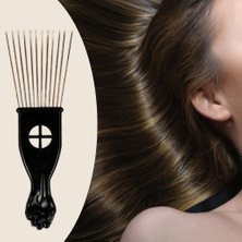 Avatarskyti Haar Pick, Metalen Picks Voor Afro Haar, Haar Picks Voor Vrouwen En Mannen, Afro Kammen, Vuist Pick Voor Haar, Haar Kam Voor Haar Styling (Yurt Dışından)