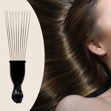 Avatarskyti Haar Pick, Metalen Picks Voor Afro Haar, Haar Picks Voor Vrouwen En Mannen, Afro Kammen, Vuist Pick Voor Haar, Haar Kam Voor Haar Styling (Yurt Dışından)