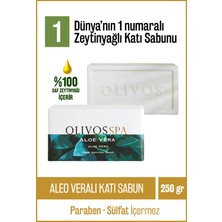 Olivos %100 Doğal Spa Serisi Aloe Vera Ve Zeytinyağı Katı Sabun El Sabunu Nem Dengeleyici 250 gr