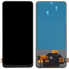 Sasa Oppo Reno 10X Zoom Uyumlu LCD Dokunmatik Ekran Çıtasız Siyah Orı