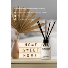 Mahra Oda Kokusu Beyaz Sabun bambu çubuklu Oda Kokusu Esansiyel Uçucu yağ reed diffuser 50ML