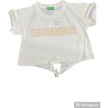 Benetton Kız Çocuk Tişört BNT-G21284-002