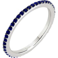 Sirius Pırlanta Safir Taşlı Tamtur Yüzük 0415R0032
