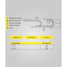 Mermak Cnc Hareketli Kablo Kanalı 60X180 Ağır Seri (İç Ölçü)