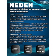 Almera Dijital Tds Ekranlı Ekstra Mineralli Çelik Tanklı Dijital Su Arıtma Cihazı