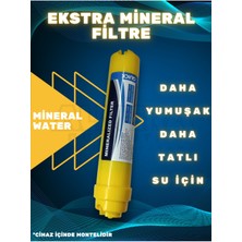 Almera Filtre Değişim Takip Ekranı Dijital Akıllı Seri Su Arıtma Cihazı 10 Aşama Ekstra Mineral Çelik Tank