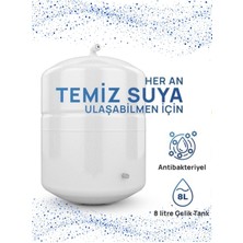 Almera 10 Aşama Dijital Su Analiz Ekranlı Çelik Tanklı Mineral Destekleyici Filtreli Su Arıtma Cihazı