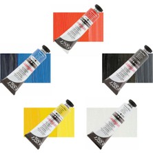 Daler Rowney Georgian Yağlı Boya 5li Ana Renkler 38 ml Set