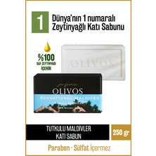 Olivos %100 Doğal Parfüm Serisi Tutkulu Maldivler Kokulu Zeytinyağı Katı Sabun Nem Dengeleyici 250 gr