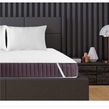 AY Home  Pamuklu  Sıvı  Geçirmez  Çift  Kişilik  Yatak   Alezi Yatak  Koruyucu Alez Köşeleri  Lastikli Yatak  Çarşafı Beyaz  RENK160X200 cm Ebatında