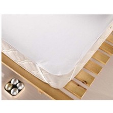AY Home  Pamuklu  Sıvı  Geçirmez  Çift  Kişilik  Yatak   Alezi Yatak  Koruyucu Alez Köşeleri  Lastikli Yatak  Çarşafı Beyaz  RENK160X200 cm Ebatında